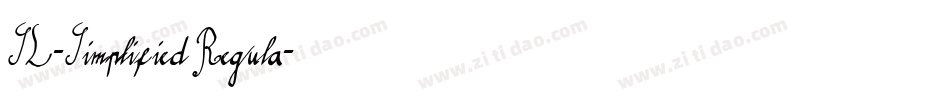 SL-Simplified Regula字体转换